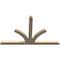 Ekena Millwork Richland Rough Sawn Timber Gable Bracket, Douglas Fir, 108"W x 68"H x 4"D x 6"F, 15/12 Pitch GBW108X68X0406RIC00RDF - alternate 2